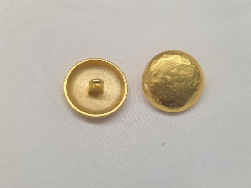 Knopf 23mm Öse Metall Uniformknopf Gold