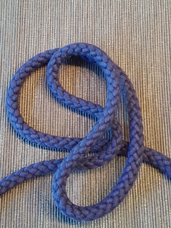 Baumwoll Kordel 8mm dunkelblau
