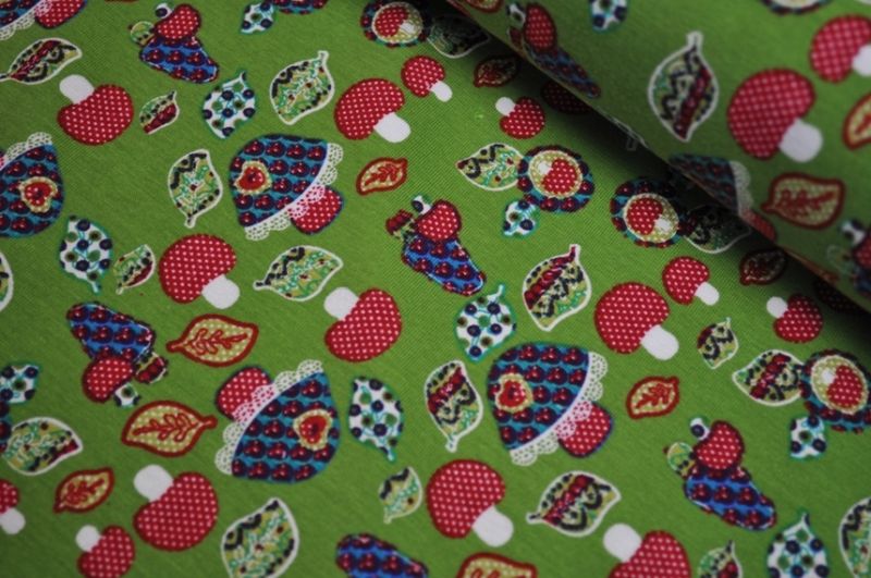 Jersey Dapper Pilze Grün