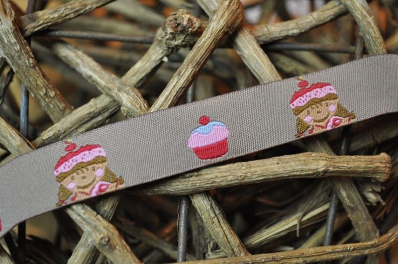 Webband Mädchen und Törtchen