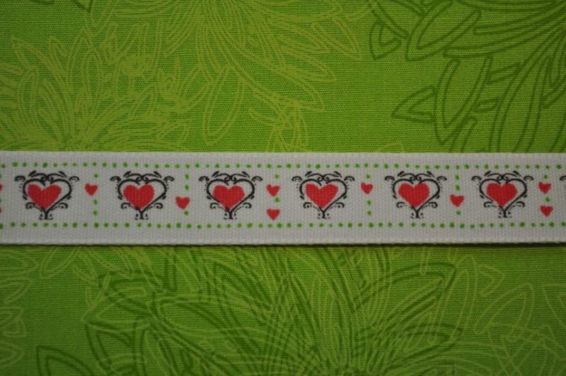 Ripsband  Sweetheart schmal