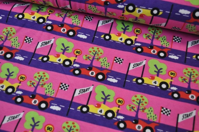 Jersey rennauto pink (skandinavisches design)