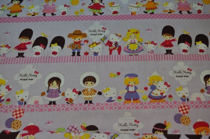 Kokka Hello Kitty 16 flieder