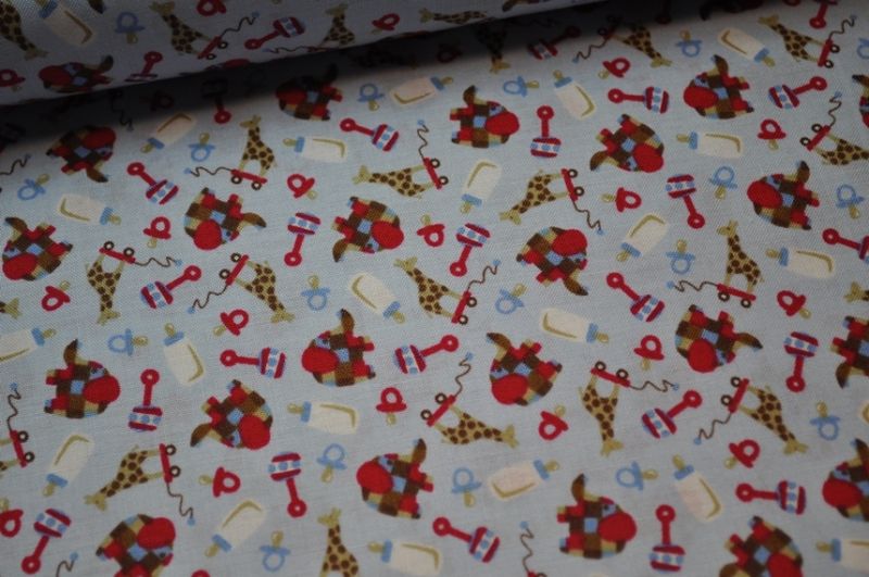 Quilting Treasures Zoe&Zack spielzeug blau