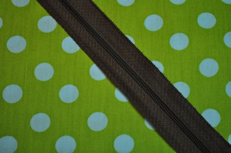 Endlosreißverschluss 3 mm dunkelbraun