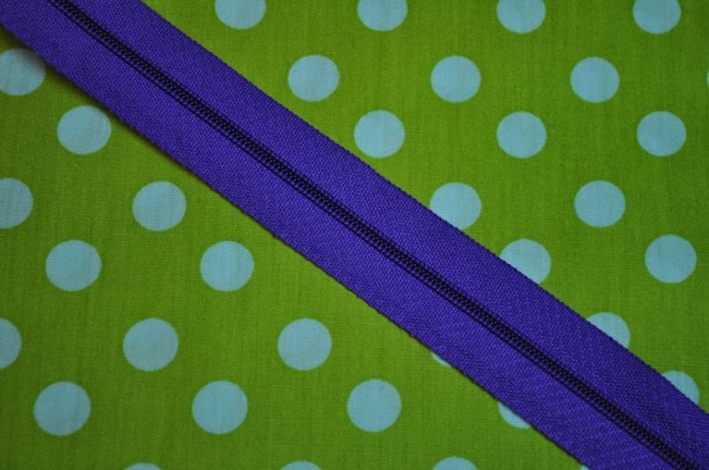 Endlosreißverschluss 3 mm lila