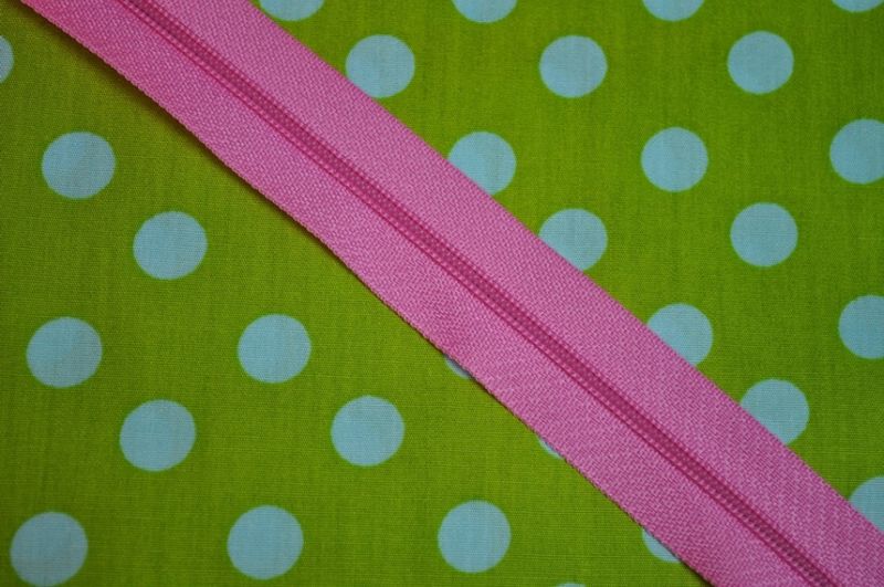 Endlosreißverschluss 3 mm rosa