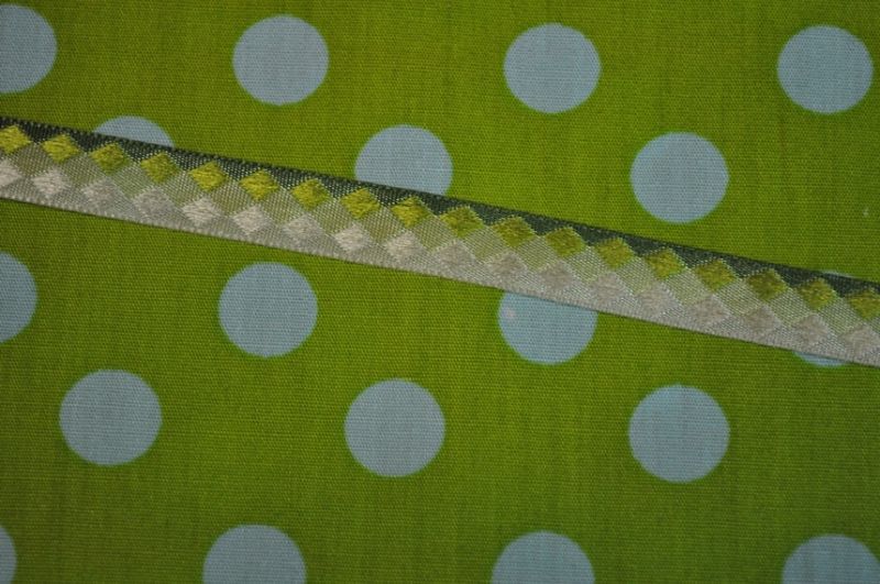 Satinband rauten khaki