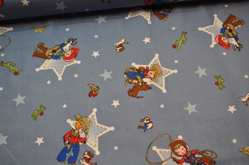 Baumwolle cowboy blau