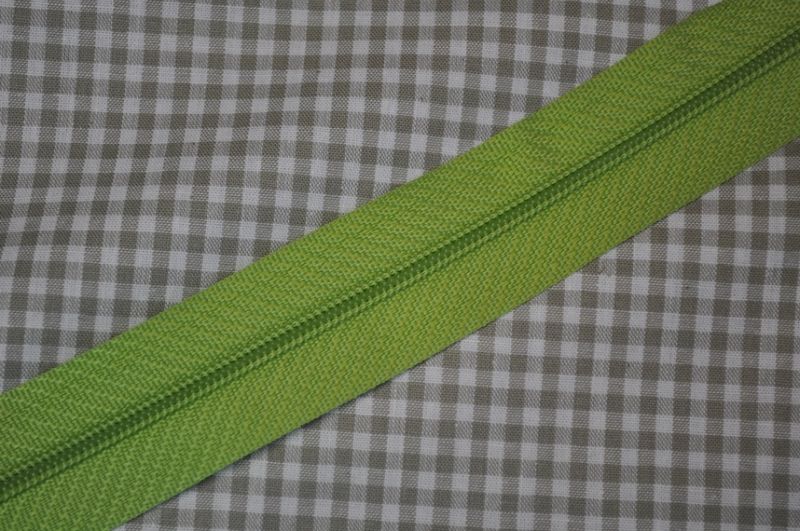 Endlosreißverschluss 3 mm hellgrün