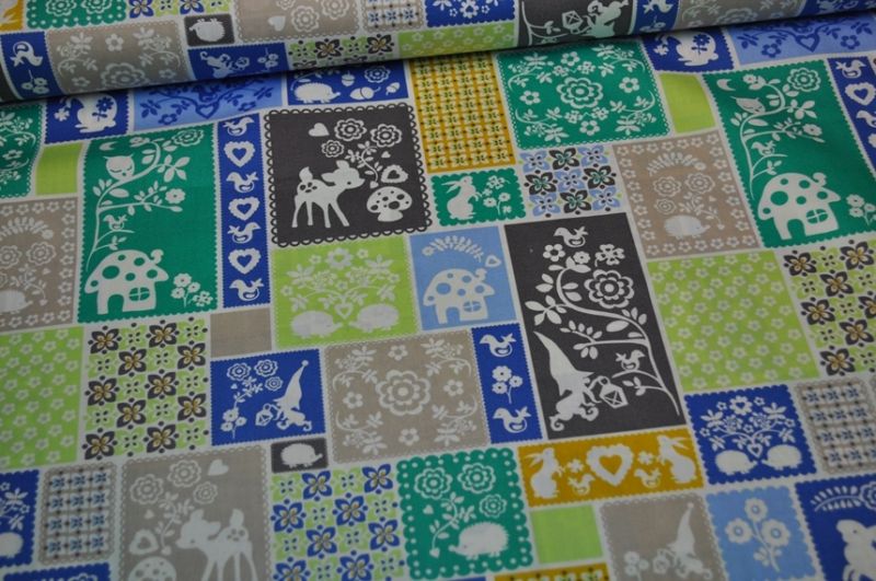 Baumwolle Patch Wald 2