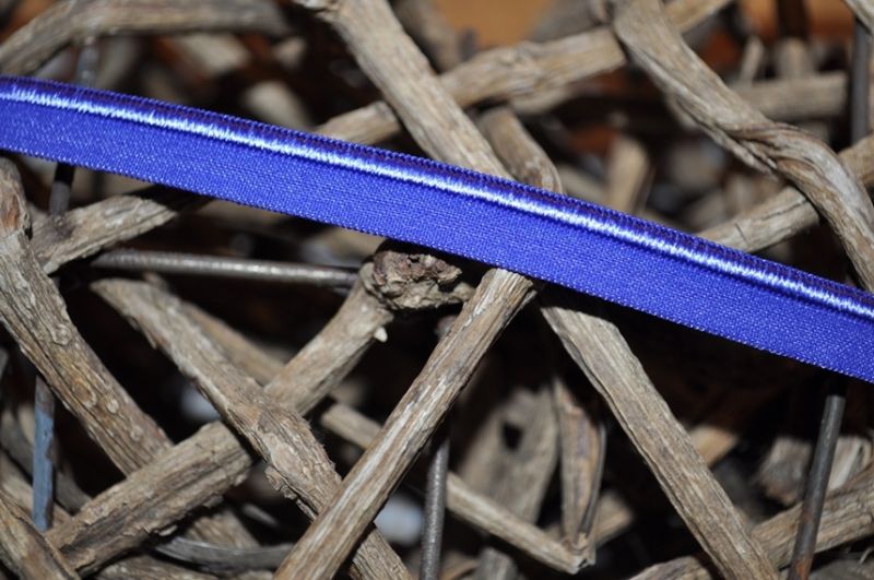 Elastisches Paspelband violett Glänzend/matt