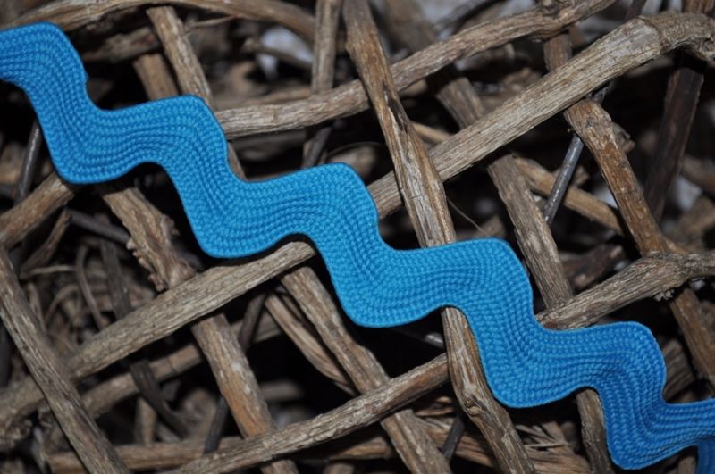 Zackenlitze 1,5 cm türkis