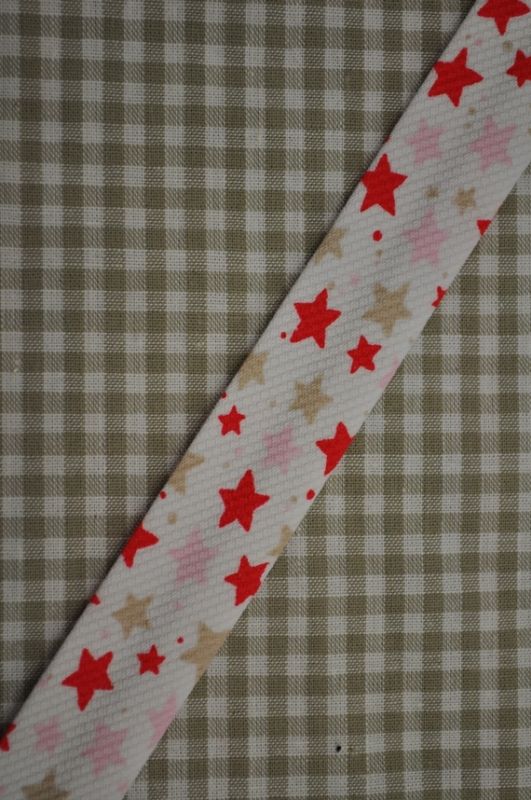 Schrägband sterne rot