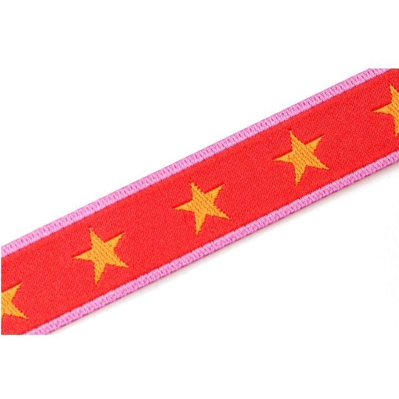 webband farbenmix Sterneband rot/orange