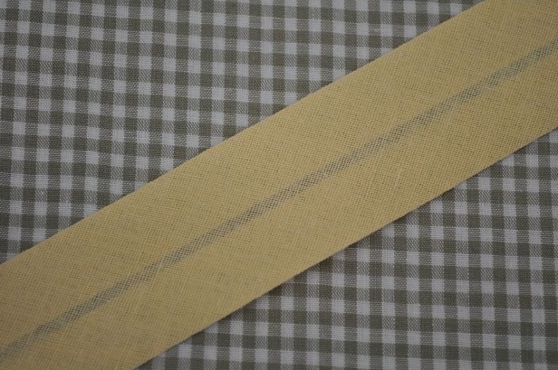 Schrägband gefalzt 30 mm haut