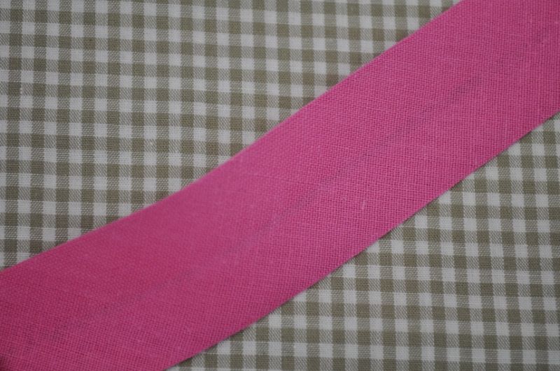 Schrägband gefalzt 30 mm rosa pink