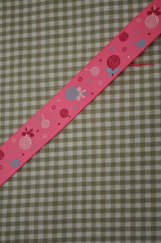 Ripsband Lolli pink