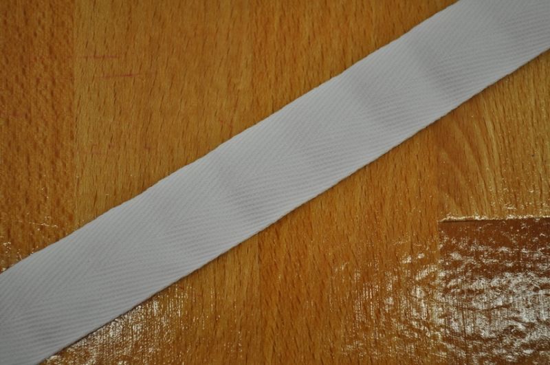 Köperband weiß 30mm