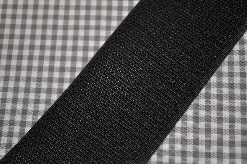 Klettband 50 mm schwarz komplett