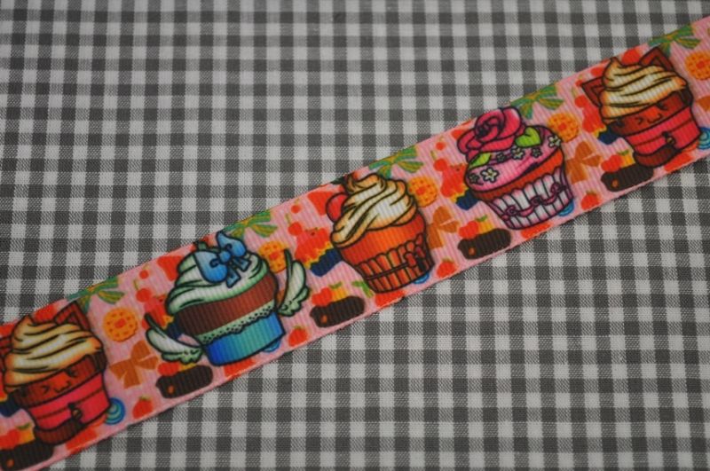 Ripsband Törtchen rosa