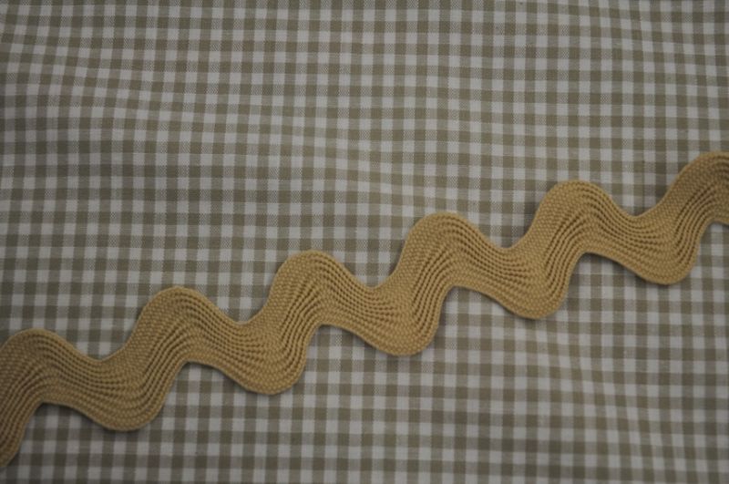 Zackenlitze 1,5cm beige breit