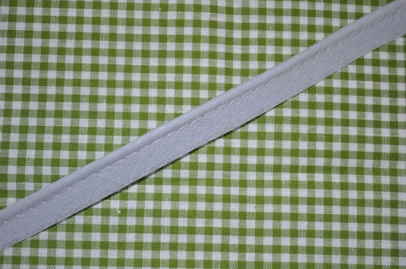 Paspelband baumwolle 12mm hellgrau