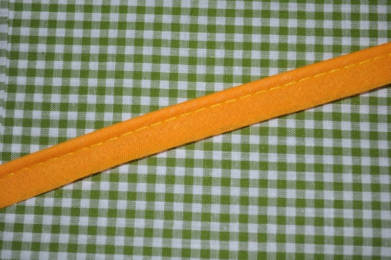 Paspelband baumwolle 12mm sonnengelb