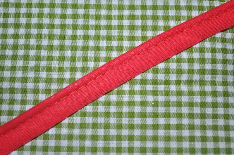 Paspelband baumwolle 12mm rot