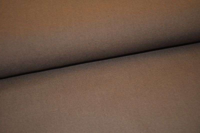 Canvas Uni Dunkelbraun