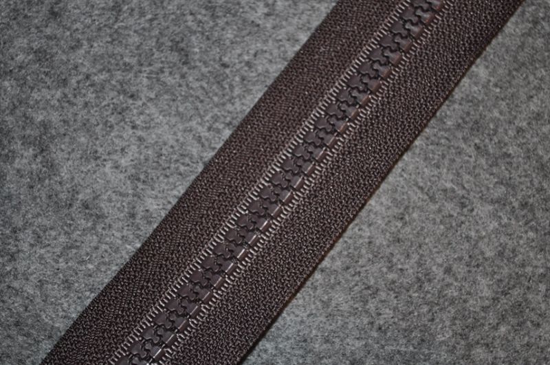 Endlosreißverschluss 8 mm dunkelbraun