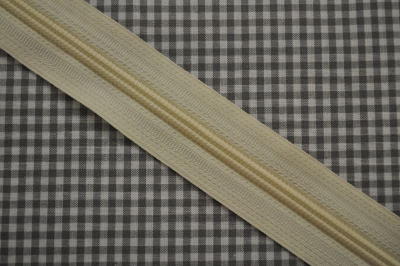 Endlosreißverschluss 5 mm beige