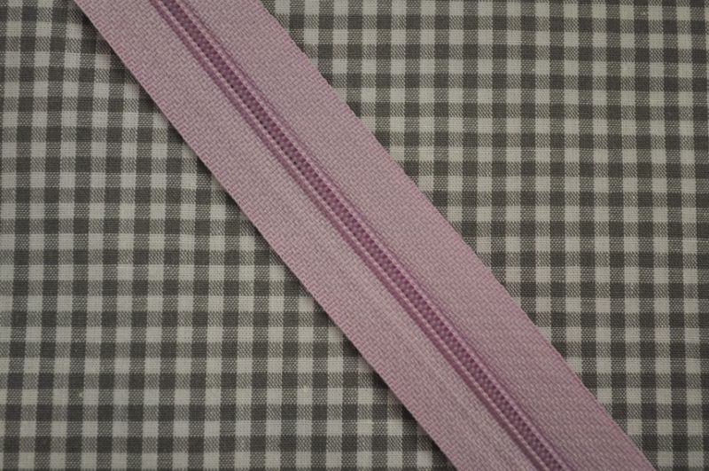 Endlosreißverschluss 3 mm Flieder
