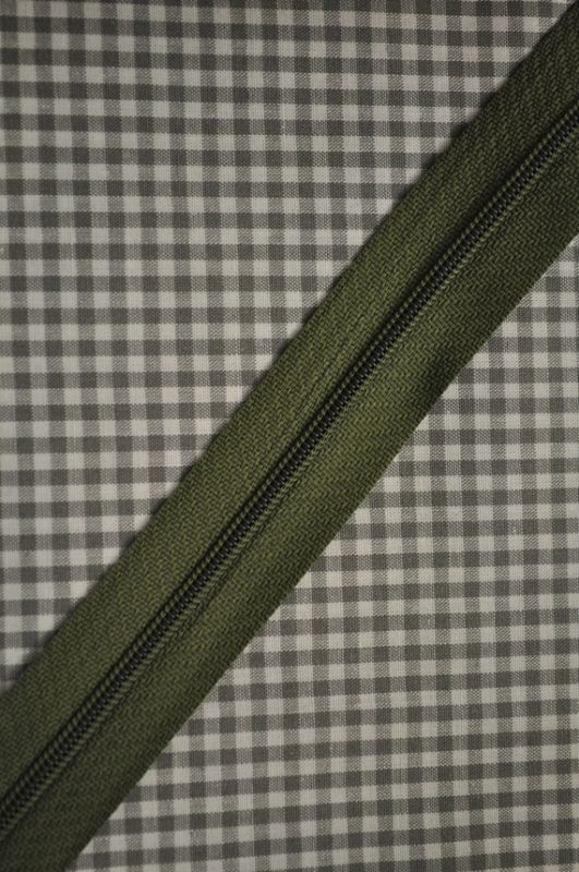 Endlosreißverschluss 3 mm Tannengrün