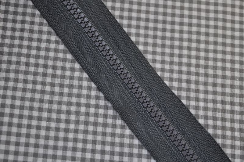 Endlosreißverschluss 5 mm grob dunkelgrau 312