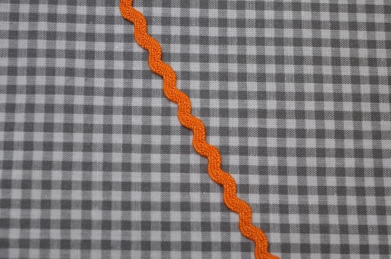 Zackenlitze 4 mm hell orange