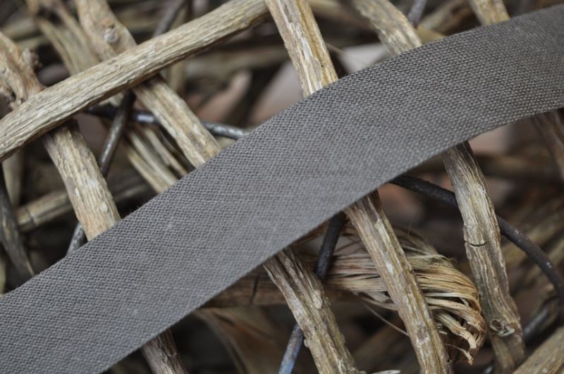 Schrägband gefalzt 20 mm Khaki