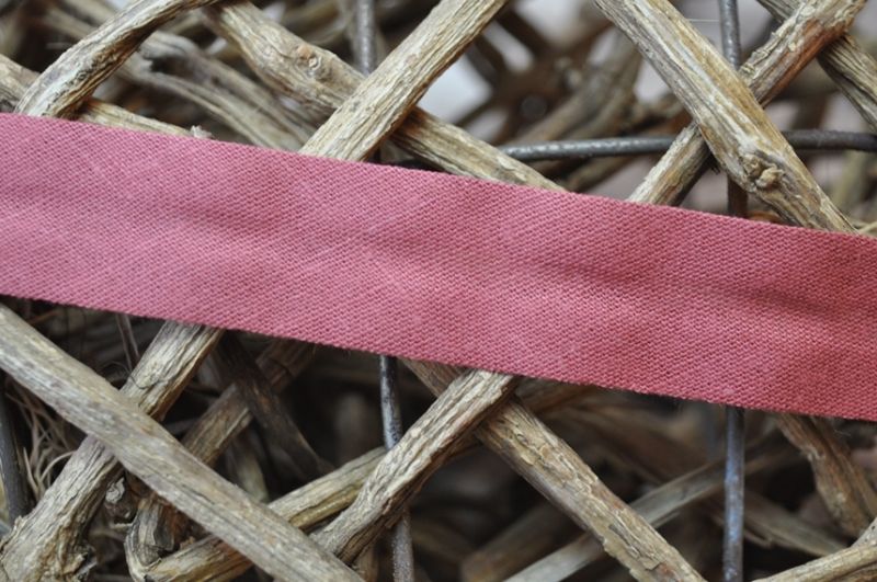 Schrägband gefalzt 20 mm coralle