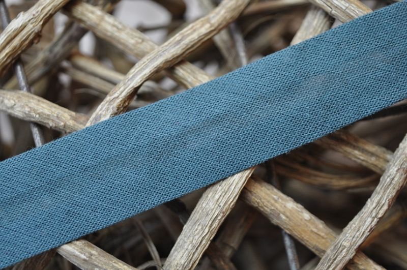 Schrägband gefalzt 20 mm tannengrün