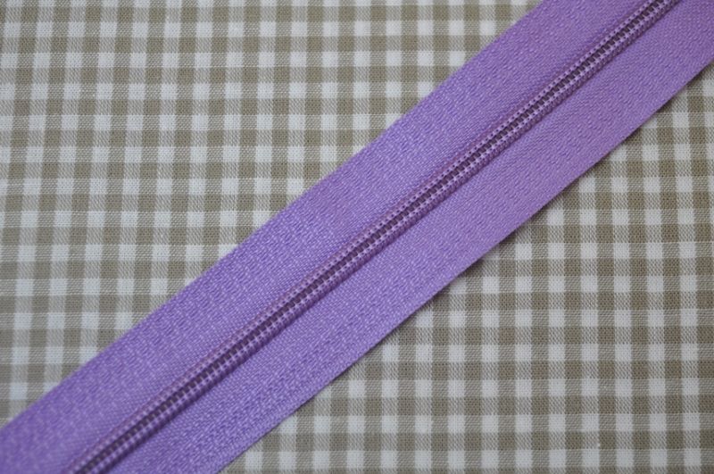 Endlosreißverschluss 3 mm dunkel Flieder