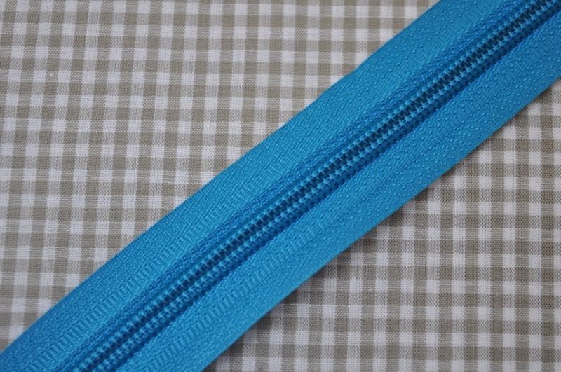 Endlosreißverschluss 5 mm aqua