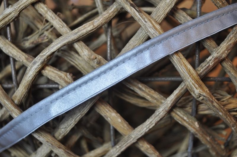 Paspelband 10 mm reflektion silber