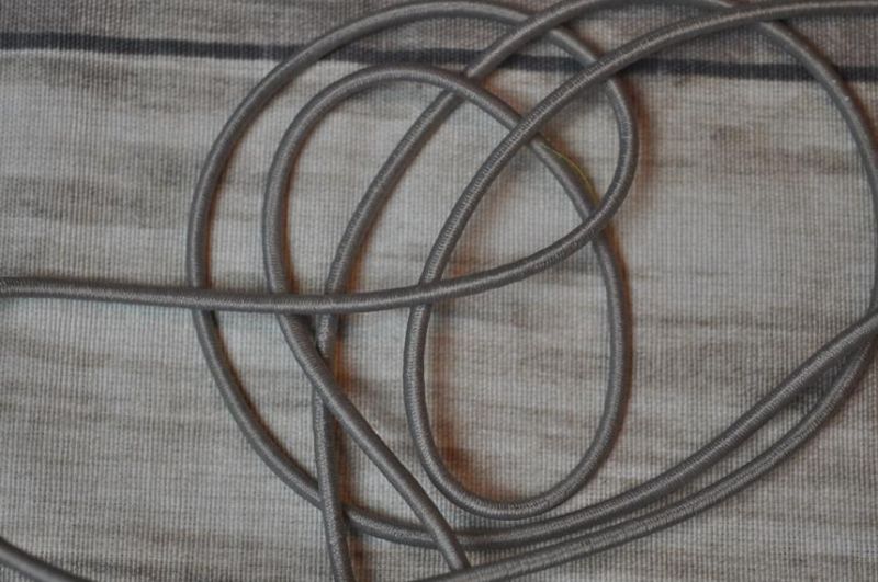 Gummikordel rund 3 mm hellbraun