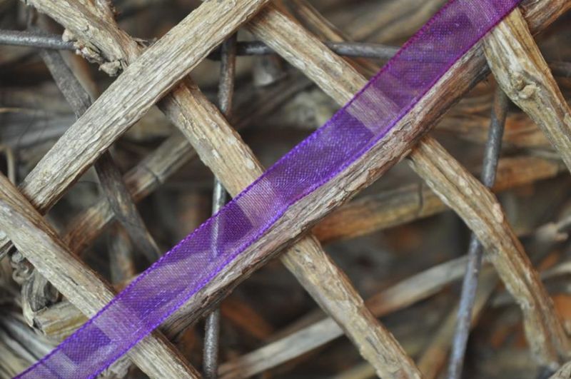 Organzaband 8mm lila