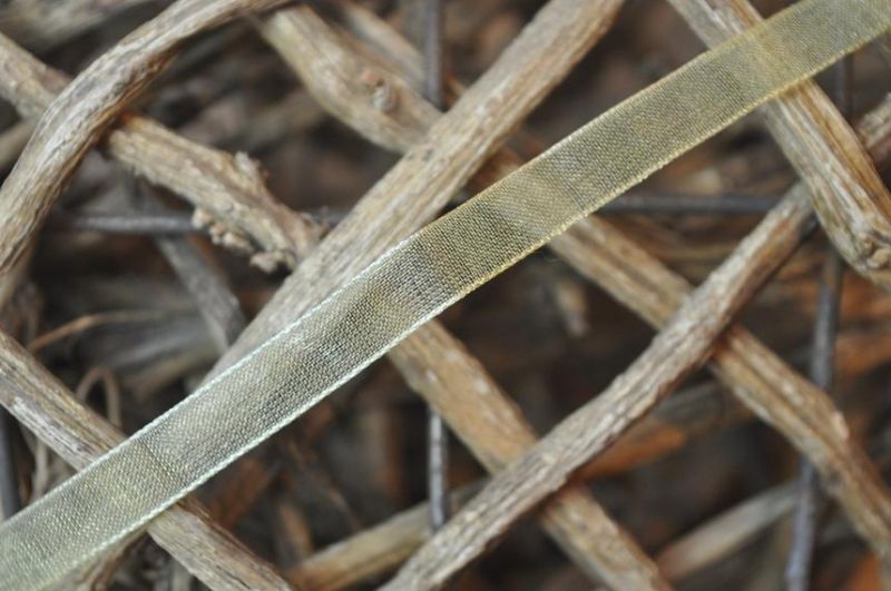 Organzaband 8mm hellgelb