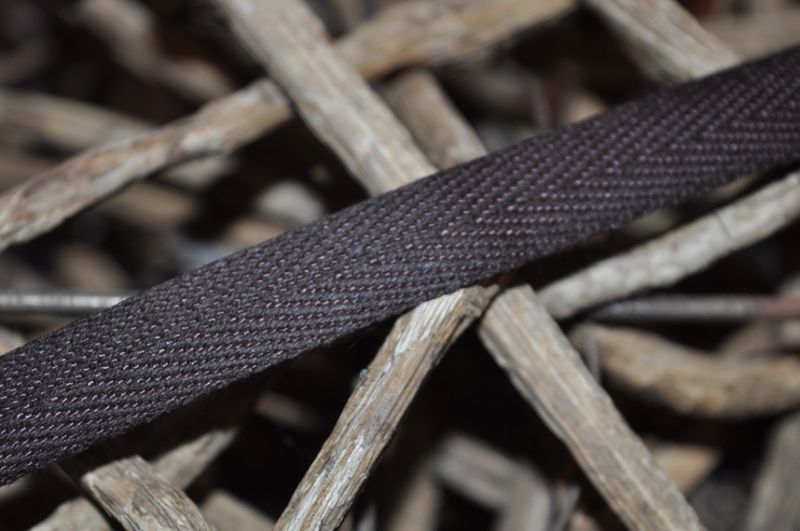 Köperband dunkelbraun 7 10mm