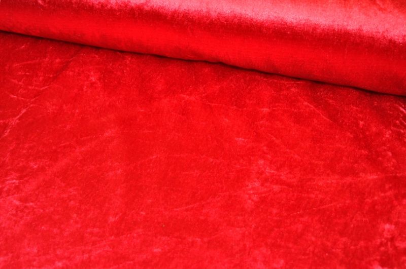 Pannesamt Dunkelrot 8