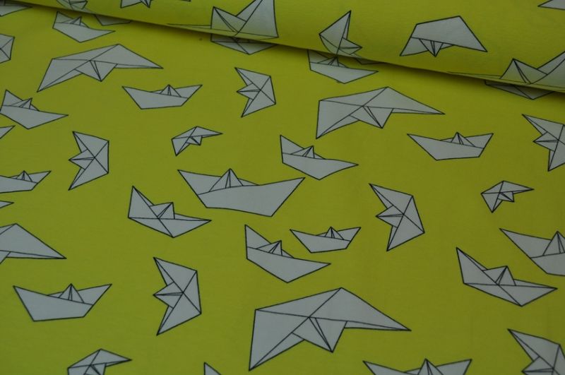 Jersey Böötchen groß hellgelb