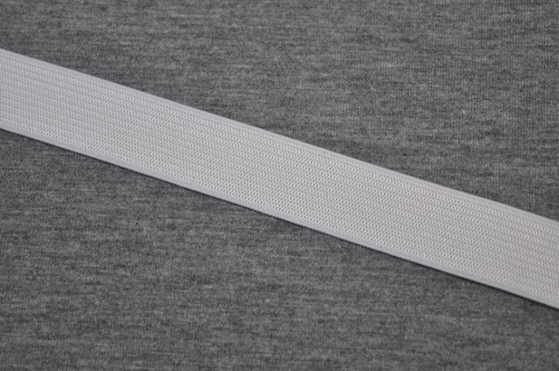 Gummiband 20 mm weiß