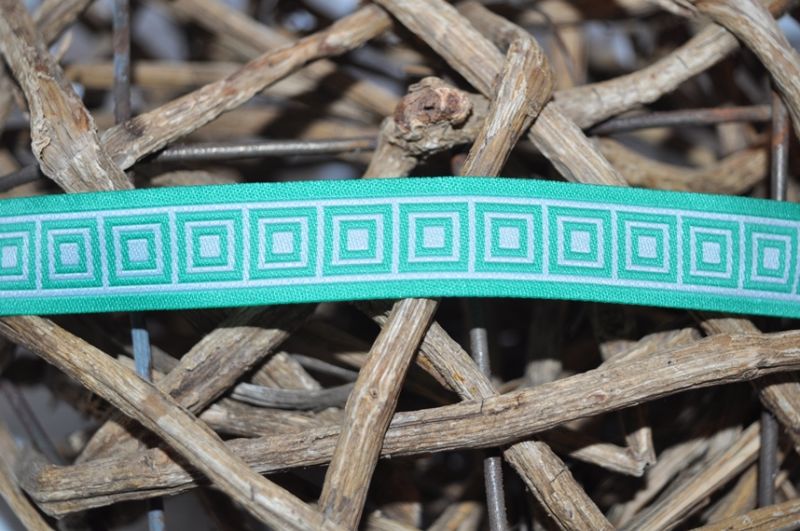 Webband Tante Ema Mäanderband mint